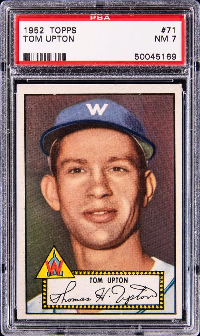 1952 Topps Tom Upton #71 card image
