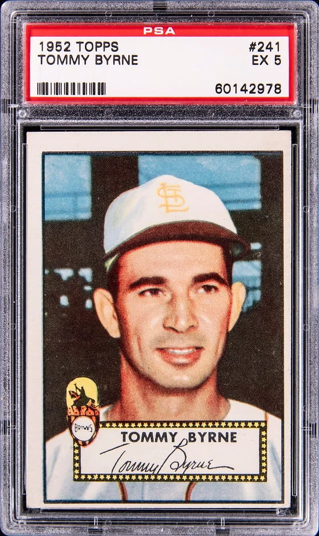 1952 Topps Tommy Byrne #241 card image