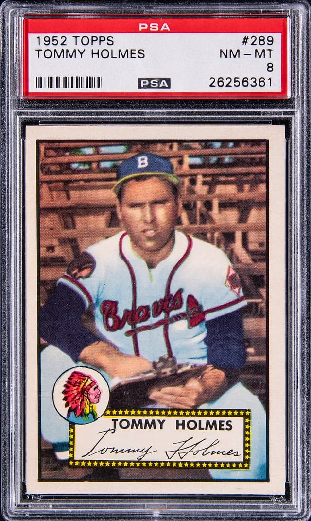 1952 Topps Tommy Holmes #289 card image