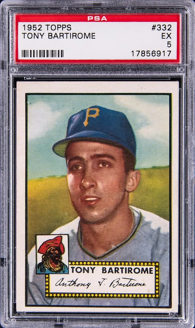 1952 Topps Tony Bartirome #332 card image