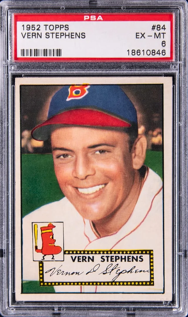 1952 Topps Vern Stephens #84 card image