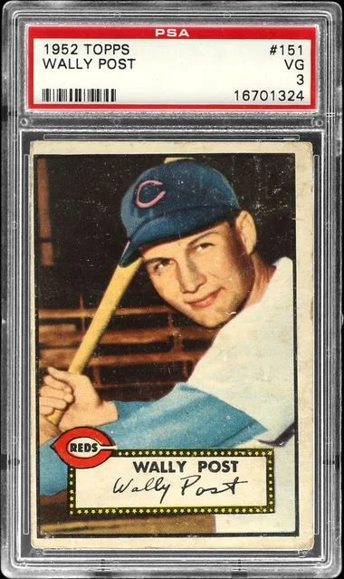1952 Topps Wally Post #151 card image