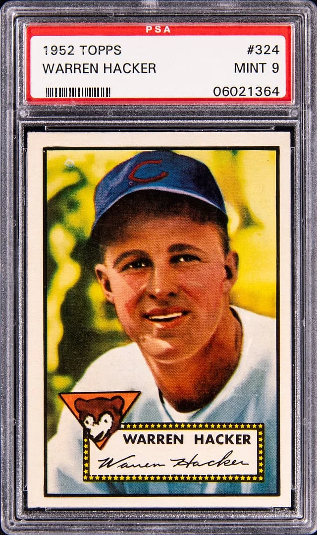 1952 Topps Warren Hacker - High Humber #324 card image