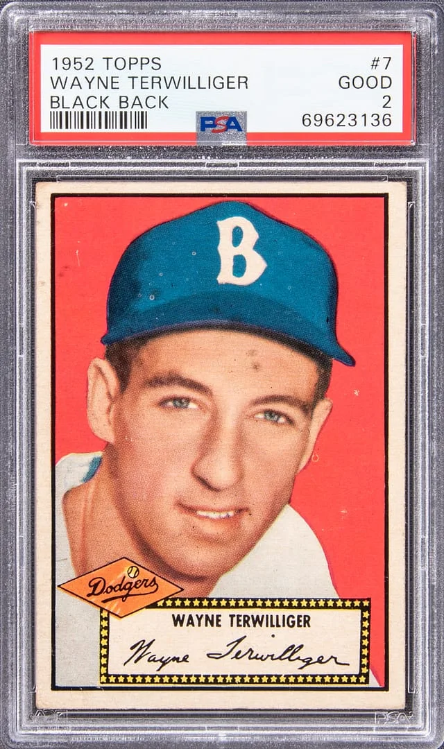 1952 Topps Wayne Terwilliger #7 card image