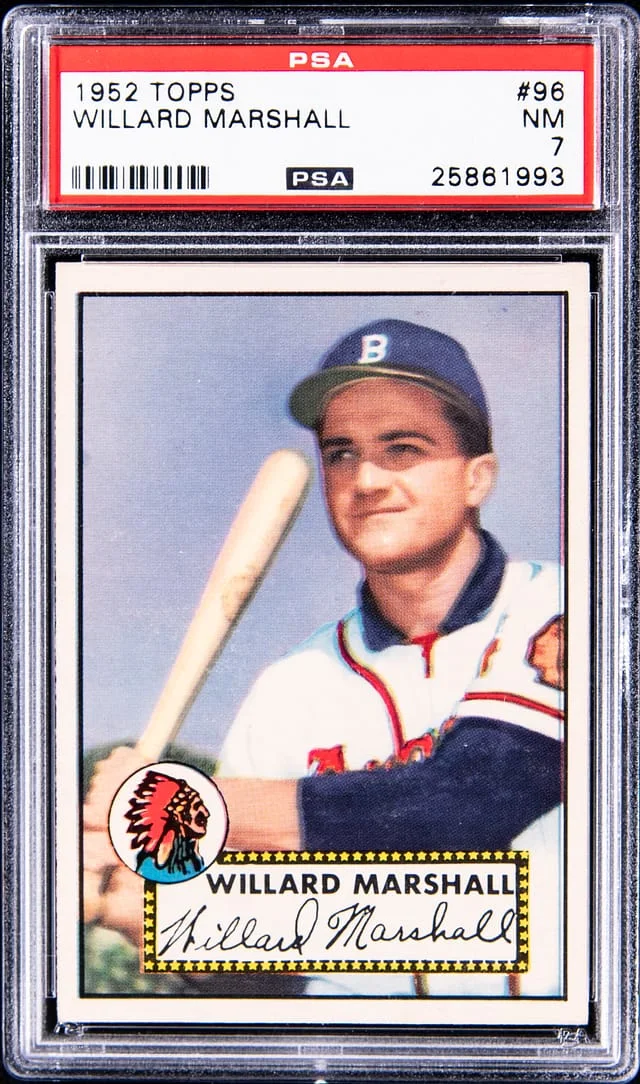 1952 Topps Willard Marshall #96 card image