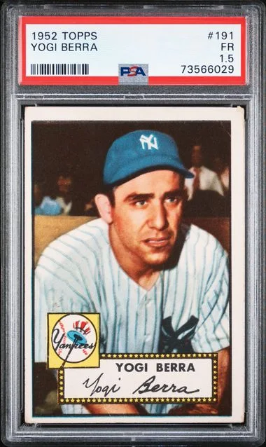 1952 Topps Yogi Berra #191 card image