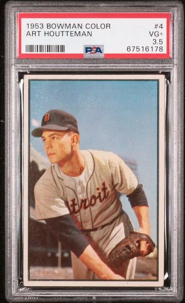 1953 Bowman Art Houtteman Color #4 card image