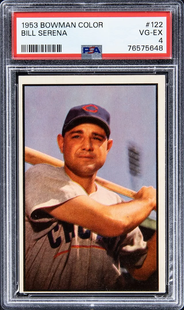 1953 Bowman Bill Serena Color #122 card image