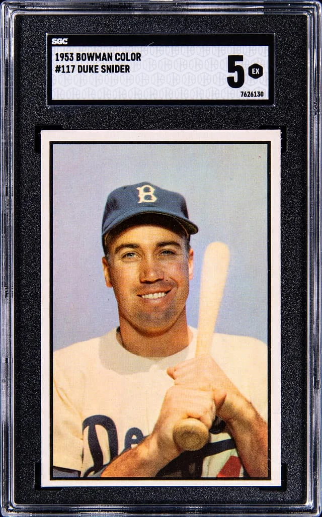 1953 Bowman Duke Snider Color #117 card image