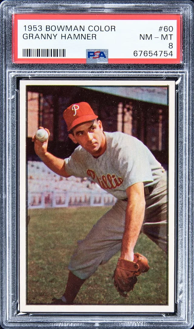 1953 Bowman Granny Hamner Color #60 card image