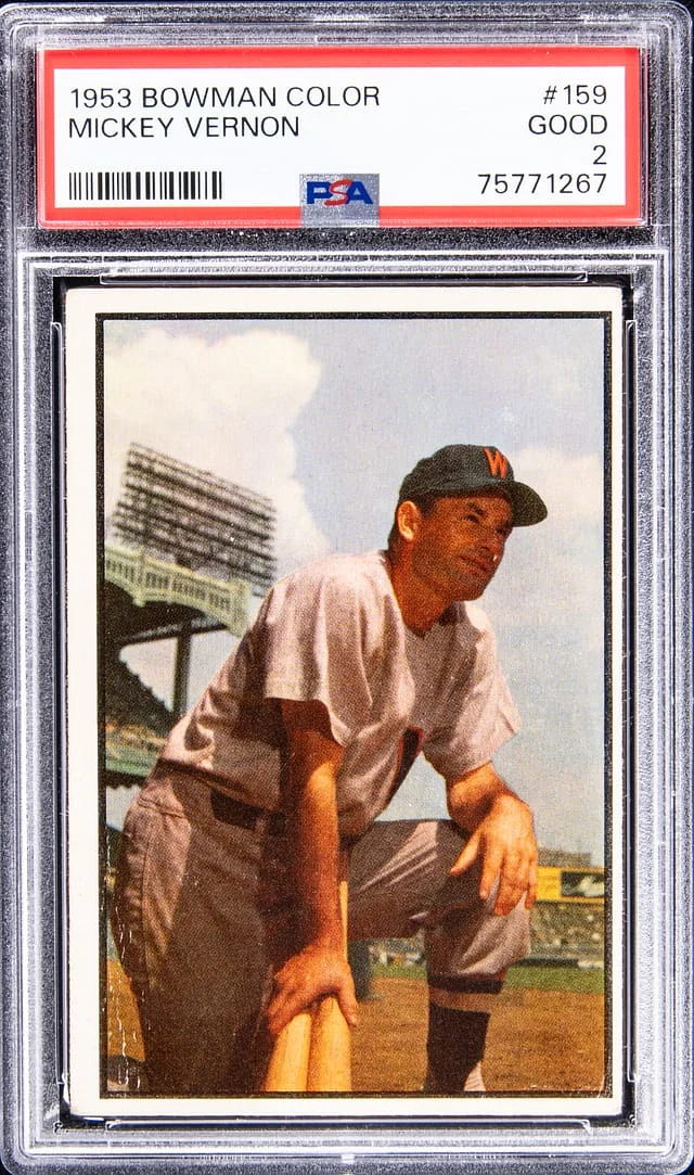 1953 Bowman Mickey Vernon Color #159 card image