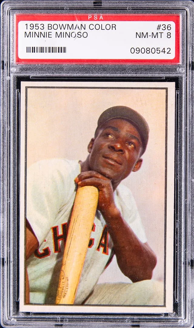 1953 Bowman Minnie Minoso Color #36 card image