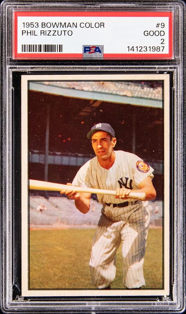 1953 Bowman Phil Rizzuto Color #9 card image