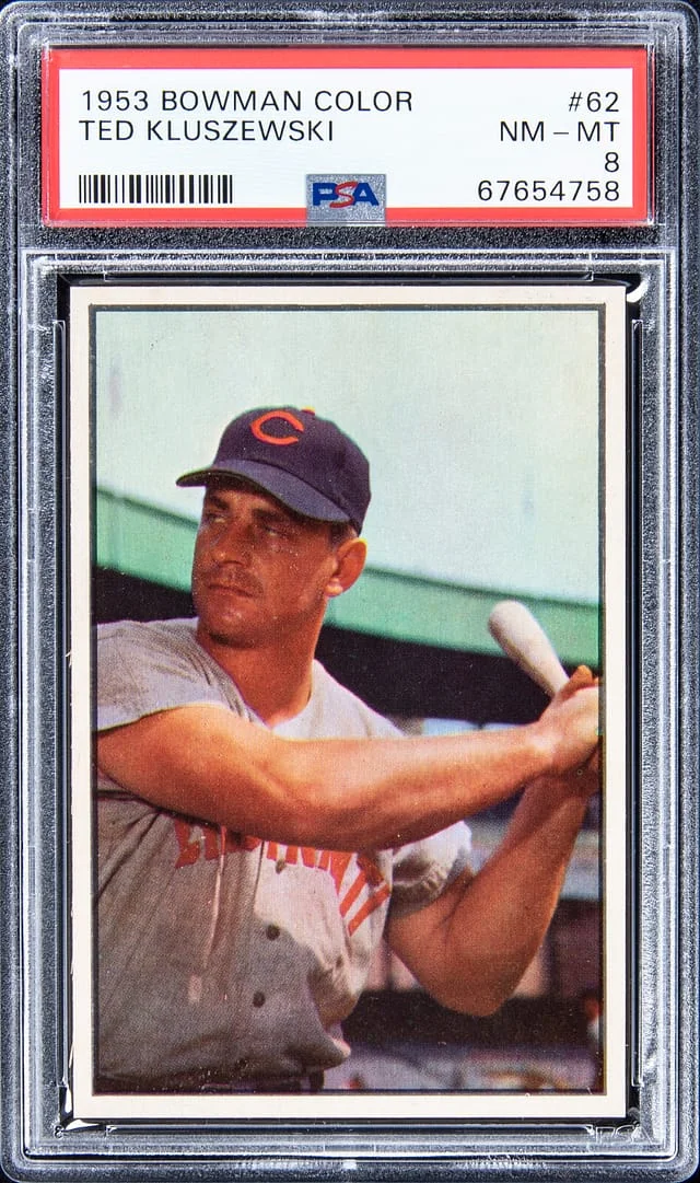 1953 Bowman Ted Kluszewski Color #62 card image