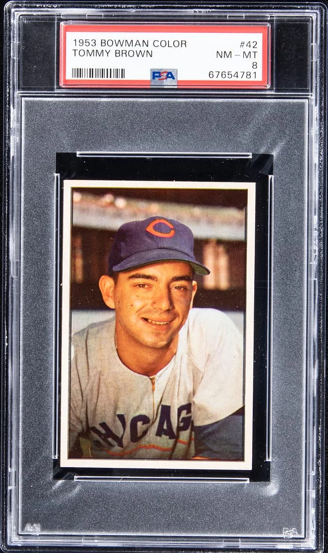 1953 Bowman Tommy Brown Color #42 card image