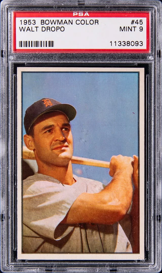 1953 Bowman Walt Dropo Color #45 card image