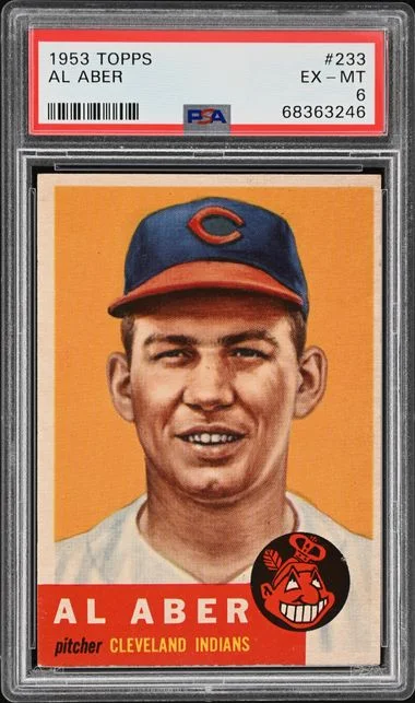 1953 Topps Al Aber #233 card image