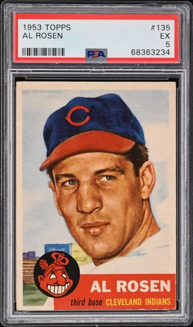 1953 Topps Al Rosen #135 card image