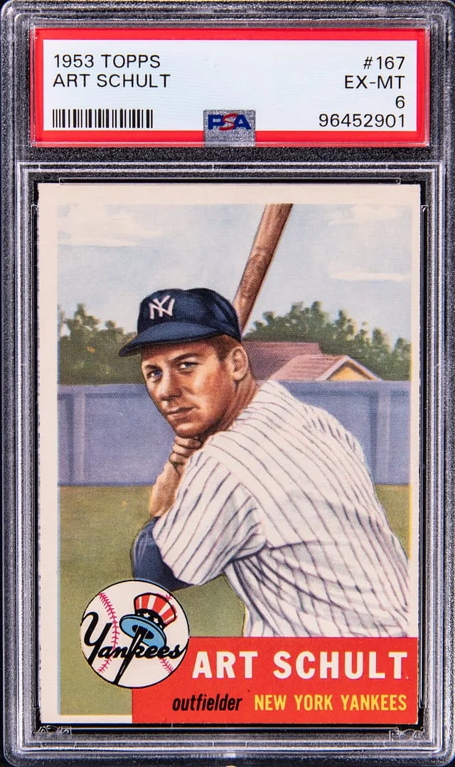 1953 Topps Art Schult #167 card image