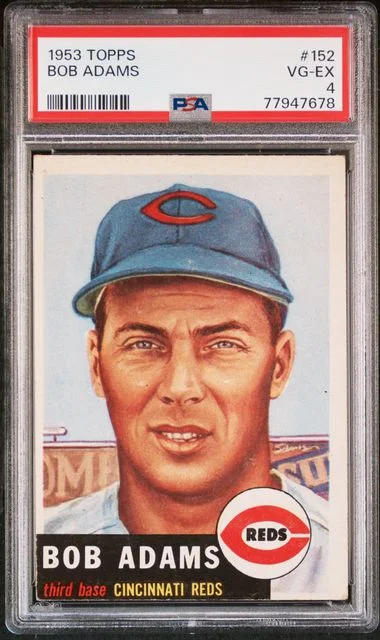 1953 Topps Bob Adams #152 card image