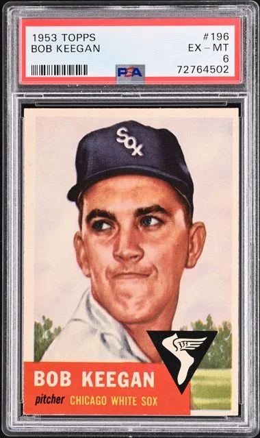 1953 Topps Bob Keegan #196 card image
