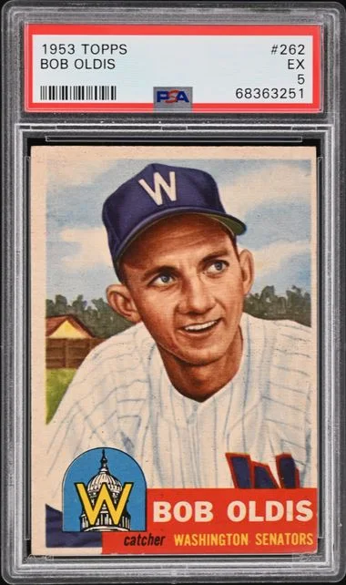 1953 Topps Bob Oldis #262 card image