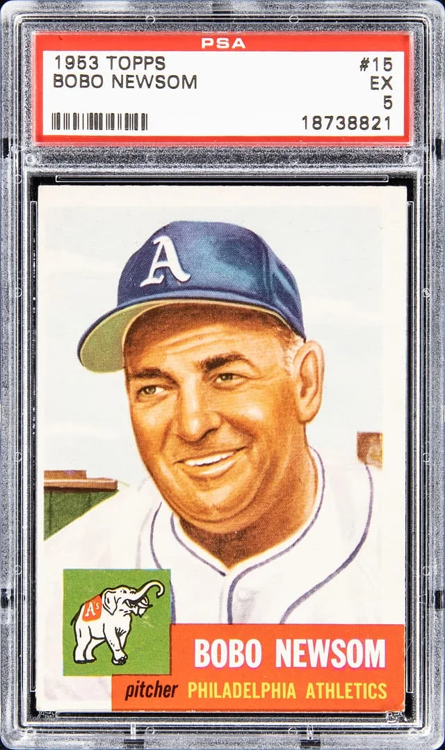 1953 Topps Bobo Newsom #15 card image