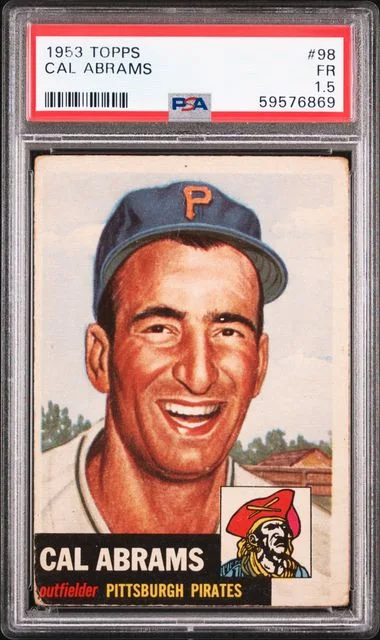 1953 Topps Cal Abrams #98 card image