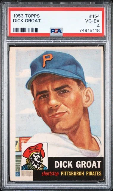 1953 Topps Dick Groat #154 card image
