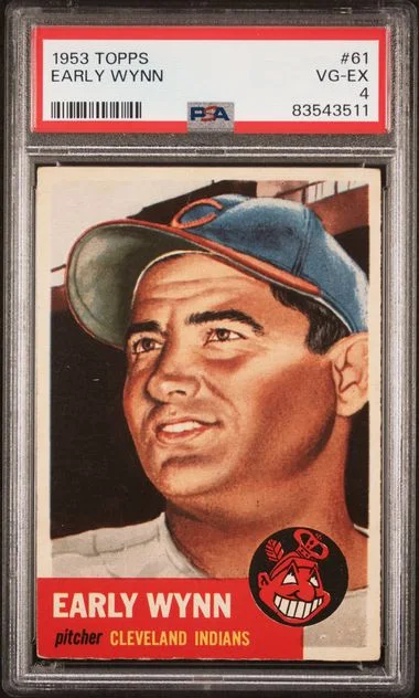 1953 Topps Early Wynn #61 card image