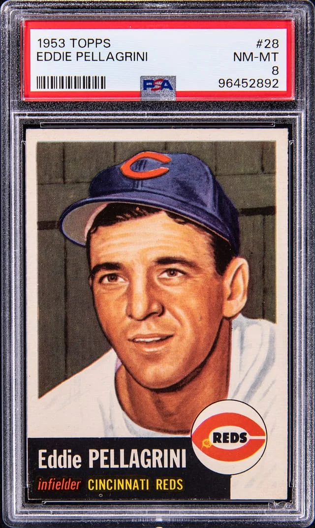 1953 Topps Eddie Pellagrini #28 card image