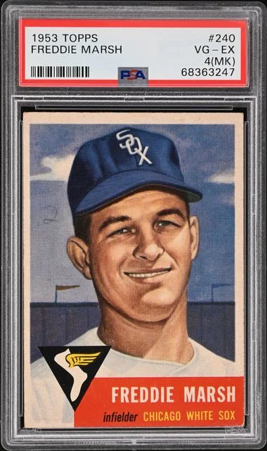 1953 Topps Freddie Marsh #240 card image
