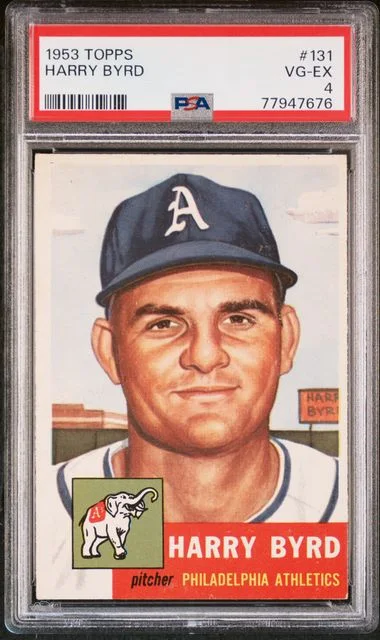 1953 Topps Harry Byrd #131 card image
