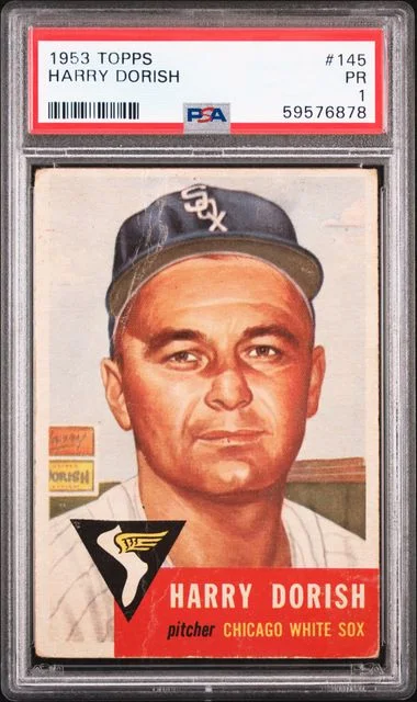 1953 Topps Harry Dorish #145 card image