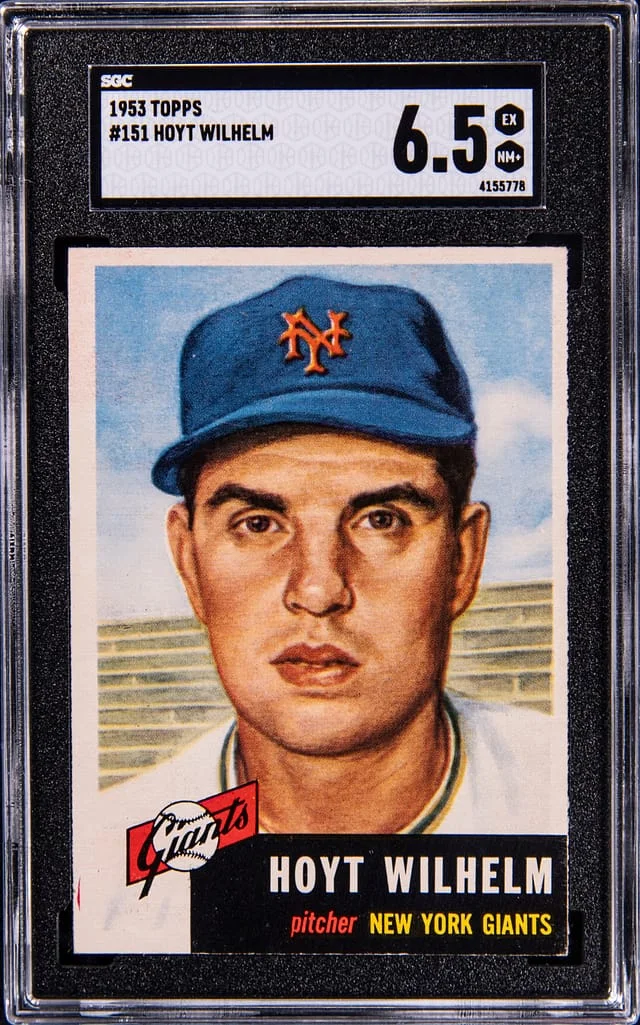 1953 Topps Hoyt Wilhelm #151 card image