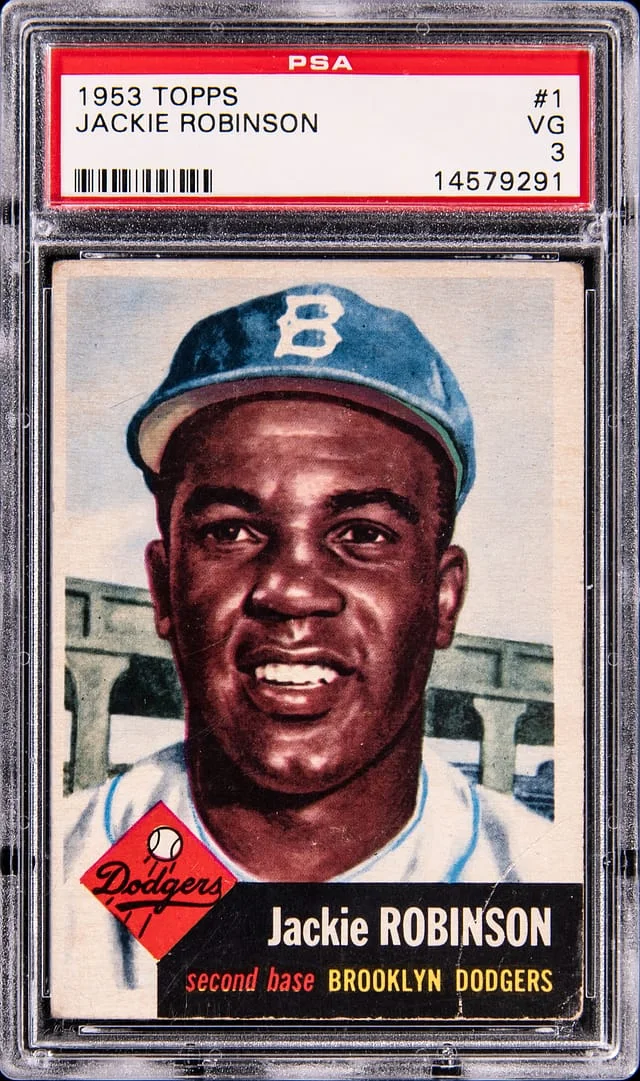 1953 Topps Jackie Robinson #1 card image