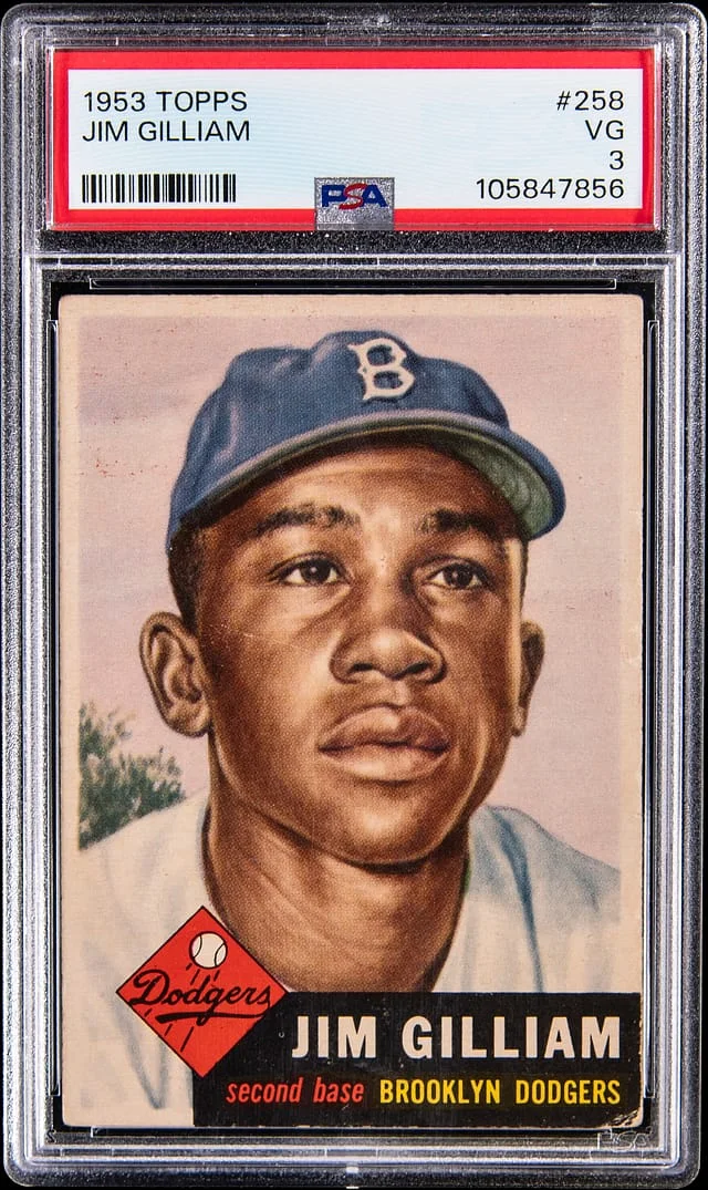 1953 Topps Jim Gilliam #258 card image