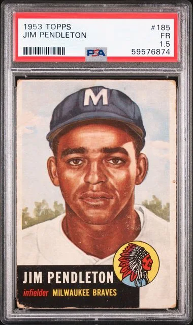 1953 Topps Jim Pendleton #185 card image