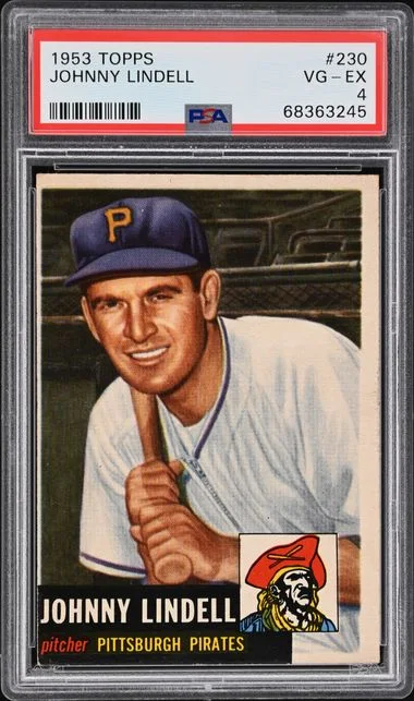 1953 Topps Johnny Lindell #230 card image