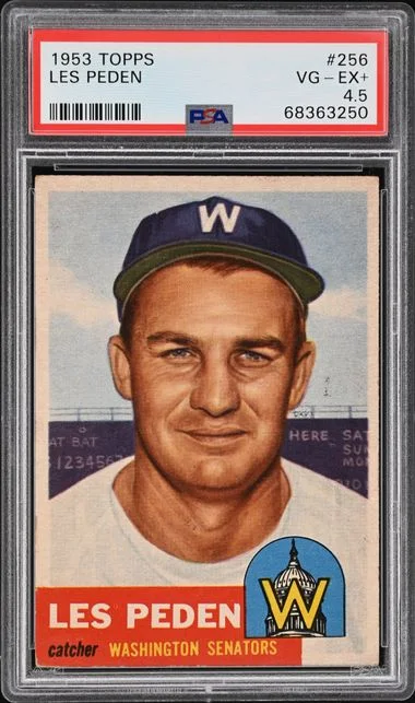 1953 Topps Les Peden #256 card image
