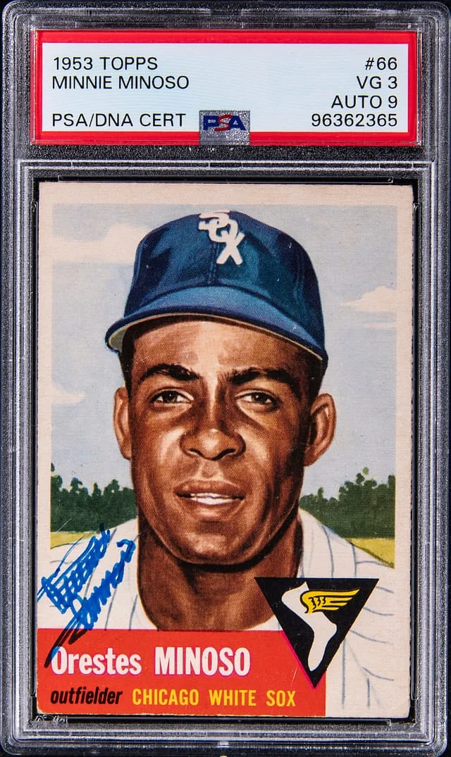 1953 Topps Minnie Minoso #66 card image