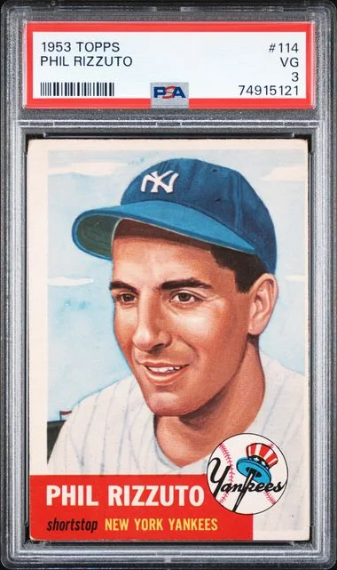 1953 Topps Phil Rizzuto #114 card image