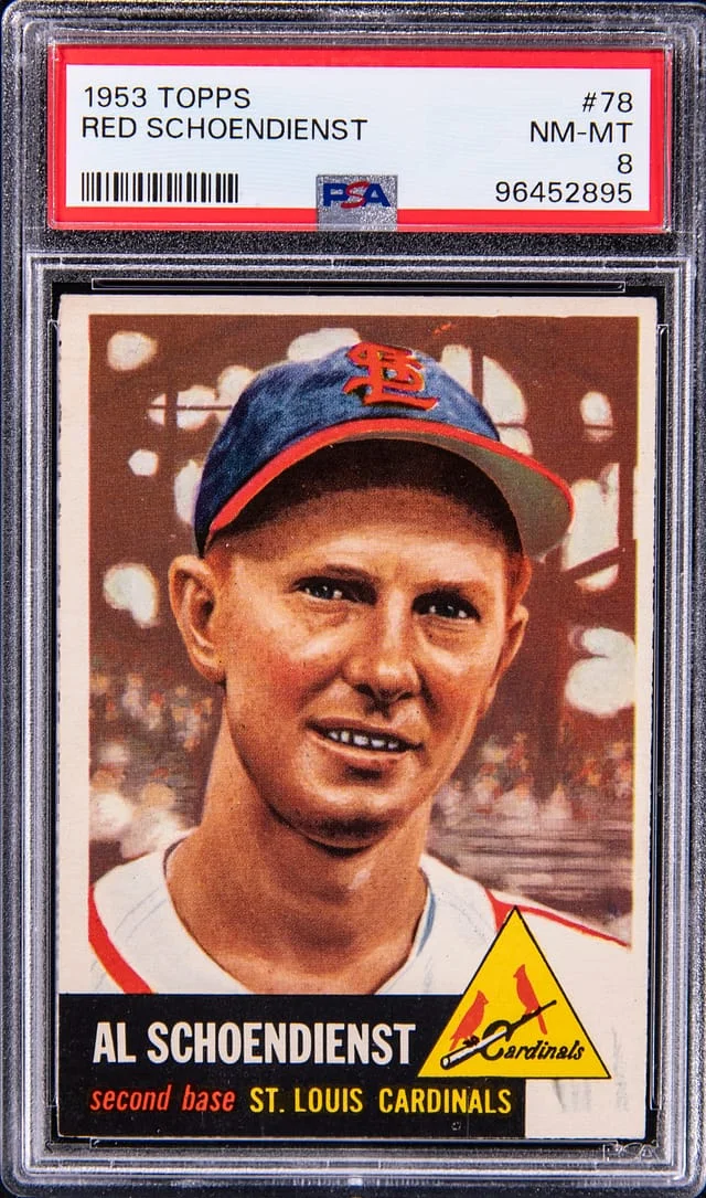 1953 Topps Red Schoendienst #78 card image