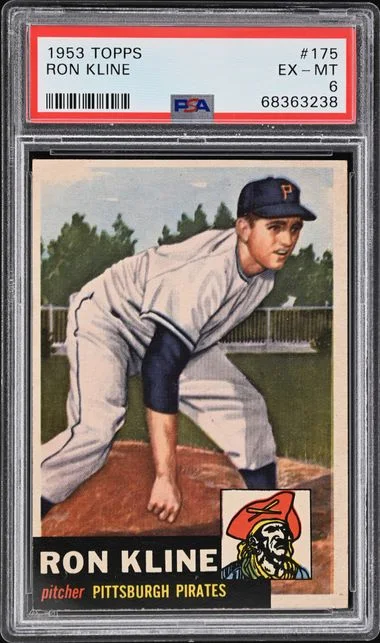 1953 Topps Ron Kline #175 card image