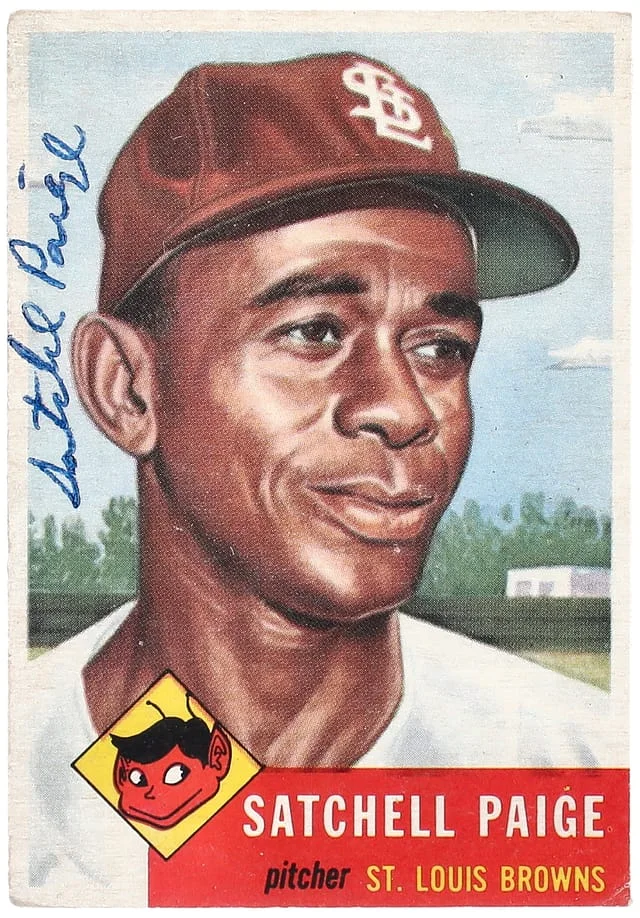 1953 Topps Satchell Paige #220 card image