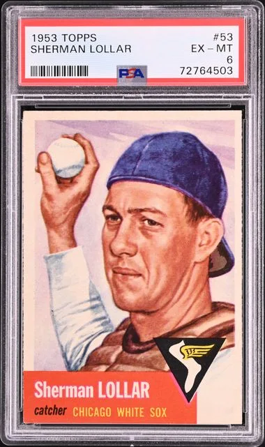 1953 Topps Sherman Lollar #53 card image
