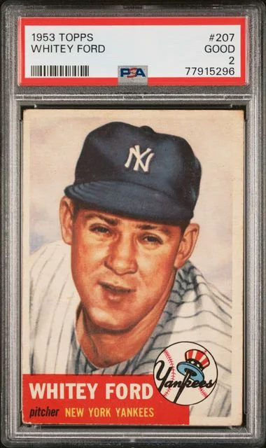 1953 Topps Whitey Ford #207 card image