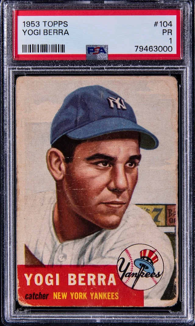1953 Topps Yogi Berra #104 card image