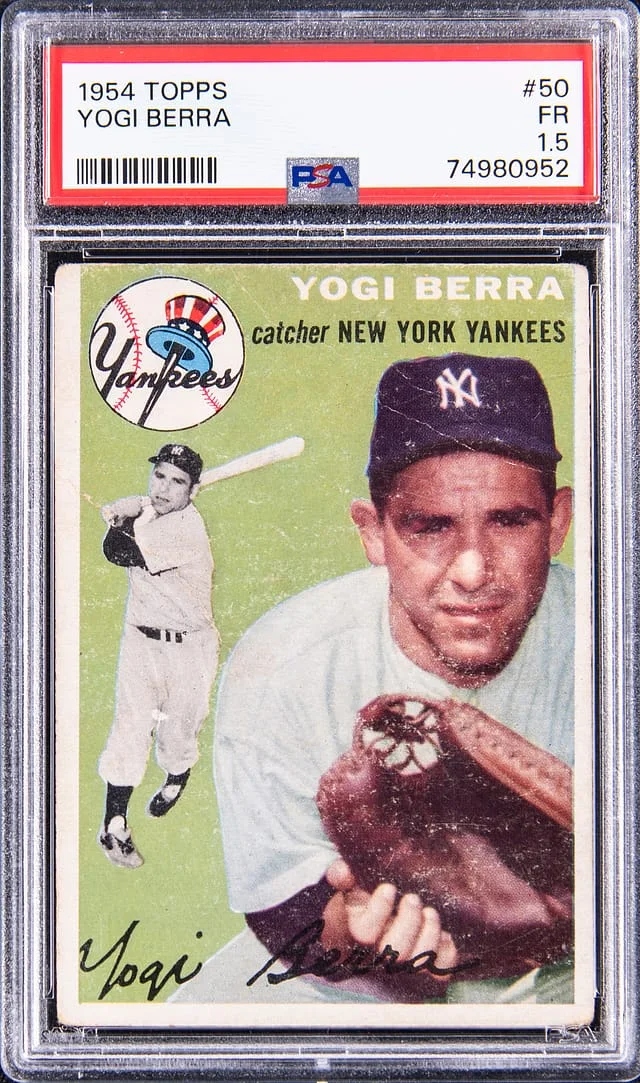 1954-55 Topps Yogi Berra #50 card image