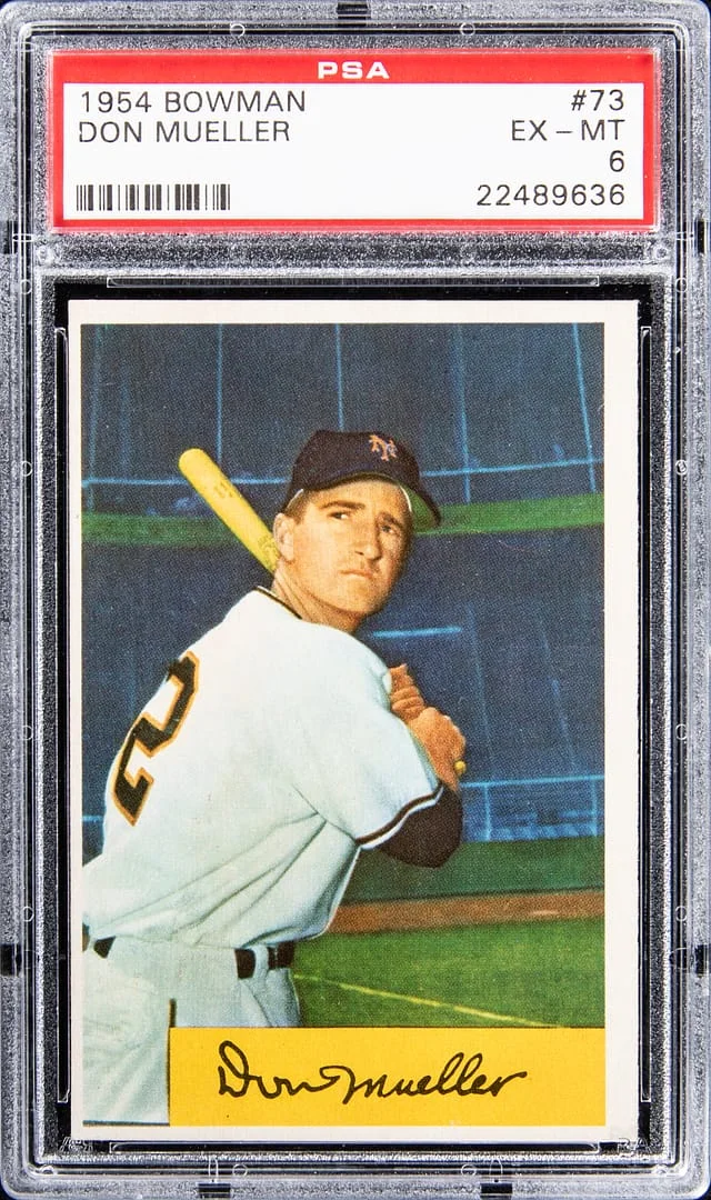 1954 Bowman Don Mueller #73 card image